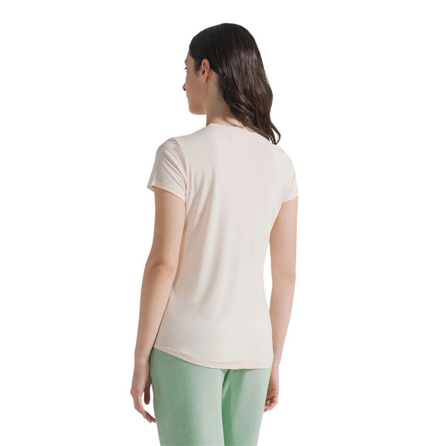 T-shirt manica corta da donna in viscosa con grafica yoga Deha | D2213137303